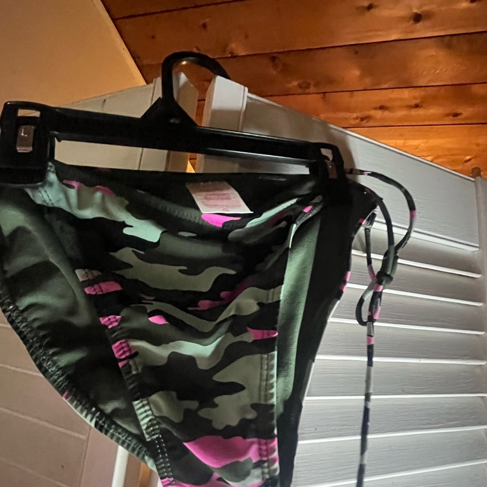 NO BOUNDARIES Camo and Pink Bikini Bottom- available as set or separate